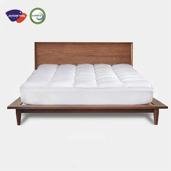 Modern Bed Medium Firm Mattress Topper Queen Bamboo Charcoal Infused Mattress Topper Cover Cooling Queen Pressure Relief Mattress Pad